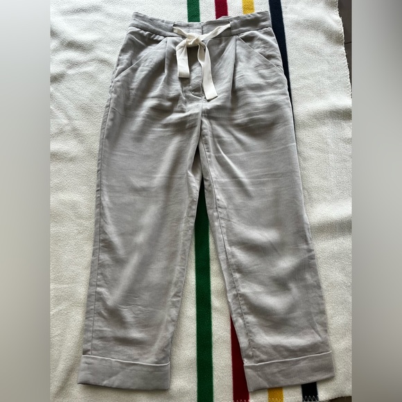 Aritzia Allant Linen Cropped Pants - Picture 3 of 5